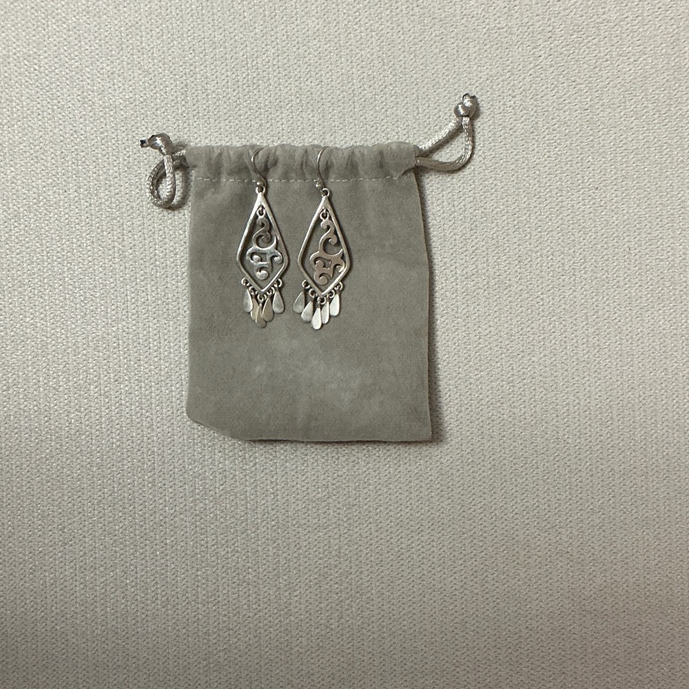 Silpada Silver Dangle Earrings